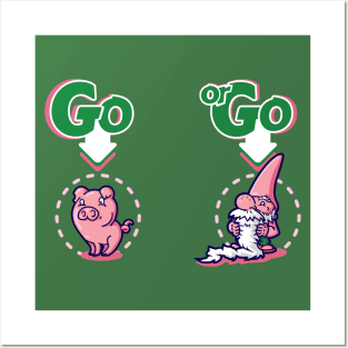 go PIG or go GNOME Posters and Art